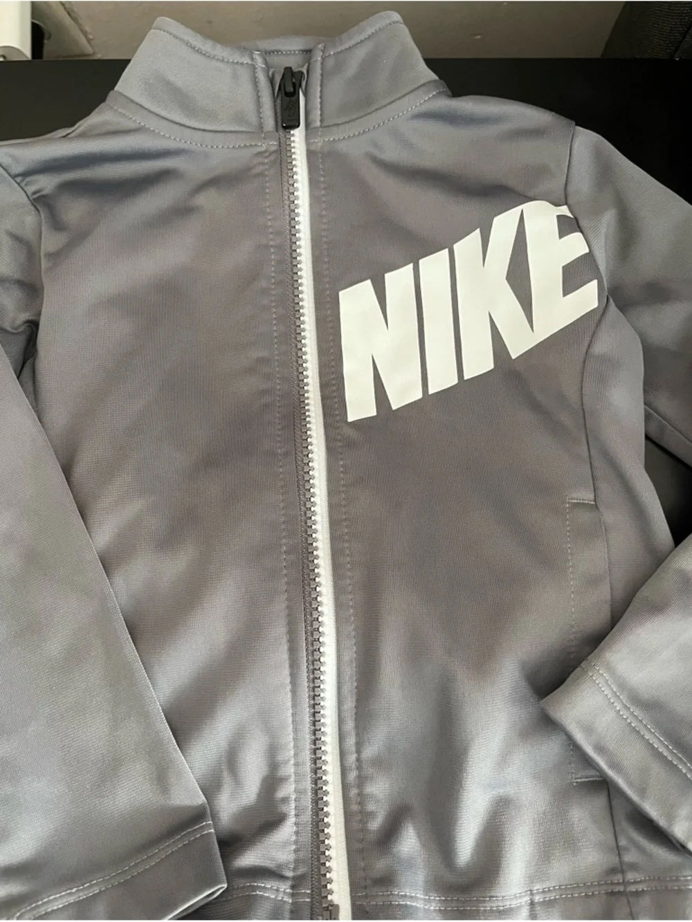 Nike Grey Youth Zip-Up Track Jacket & Pants - Picture 3 of 4